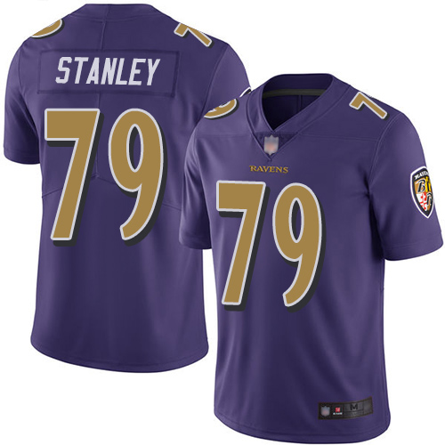 Baltimore Ravens Limited Purple Men Ronnie Stanley Jersey NFL Football #79 Rush Vapor Untouchable->women nfl jersey->Women Jersey